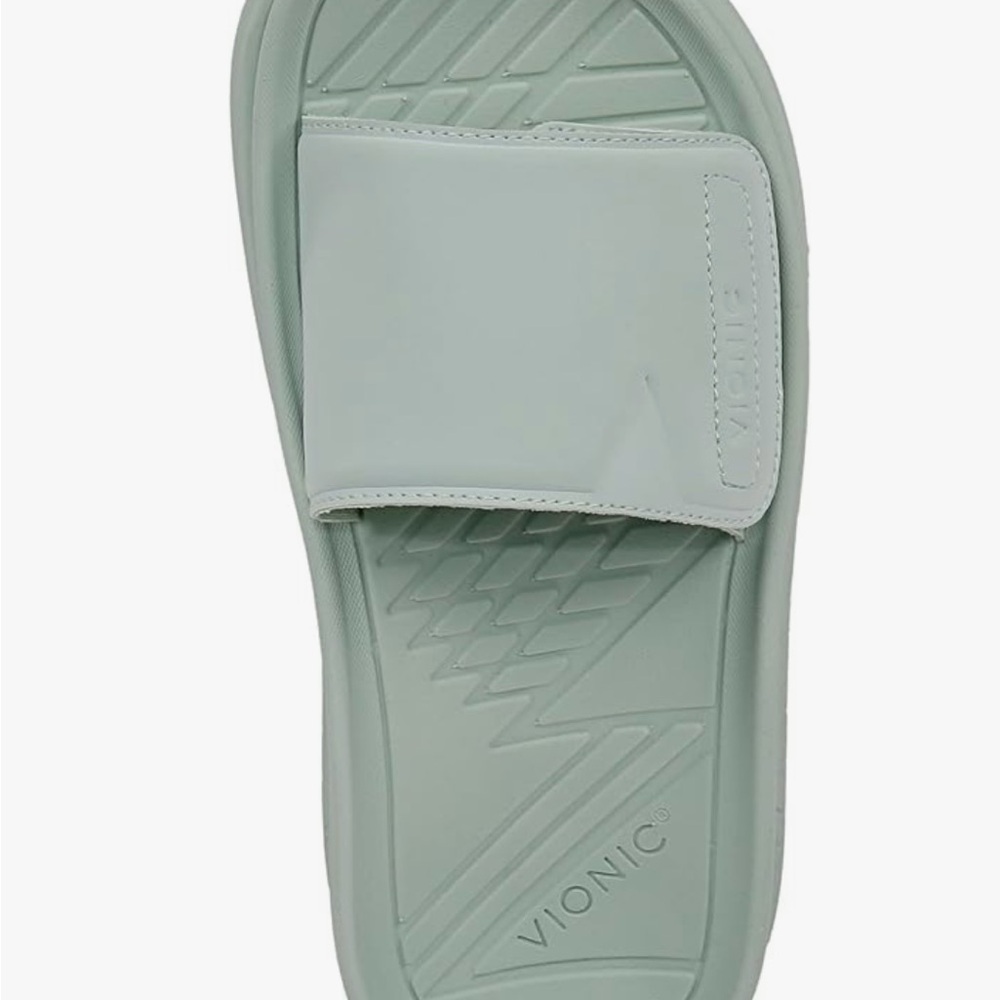 Vionic Women's Light Green Slide Sandals - Picture 3 of 5